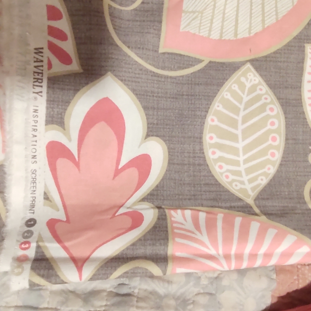 One yard of Waverly fabric